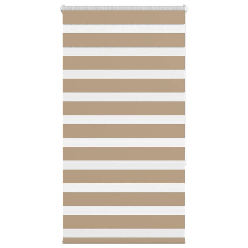 zebragardin sandbrun 85x150 cm stofbredde 80,9 cm polyester