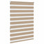 zebragardin sandbrun 95x150 cm stofbredde 90,9 cm polyester