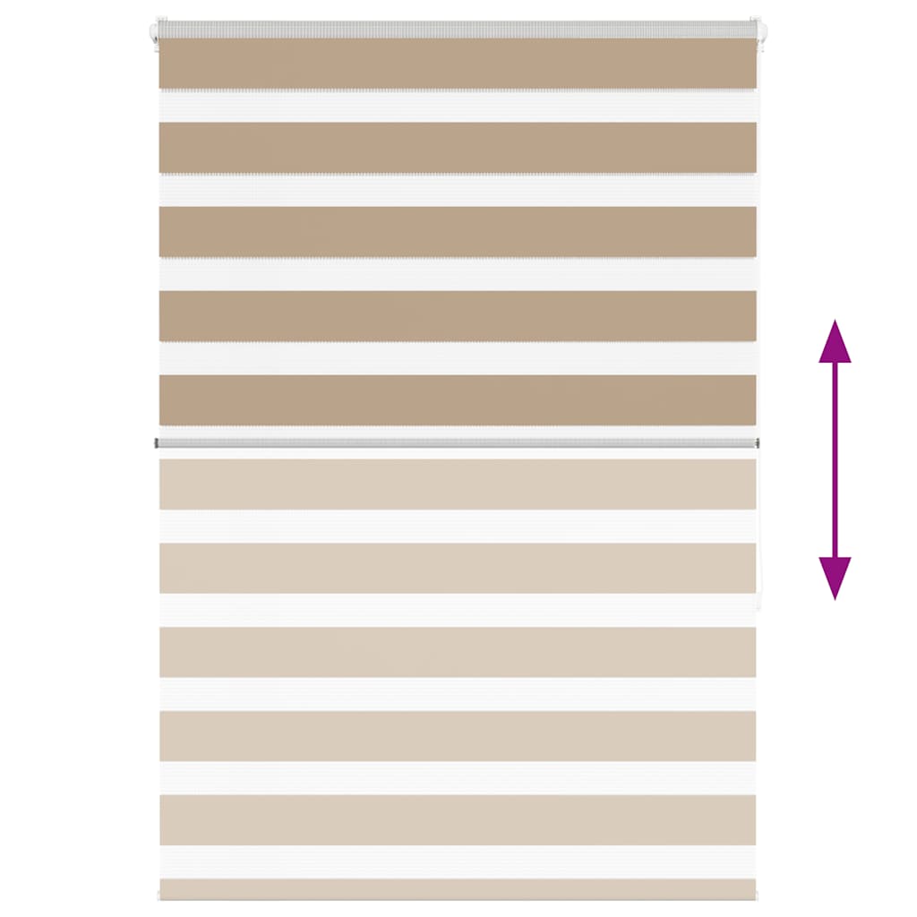 zebragardin sandbrun 100x150 cm stofbredde 95,9 cm polyester