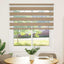 zebragardin sandbrun 125x150 cm stofbredde 120,9 cm polyester