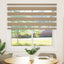 zebragardin sandbrun 140x150 cm stofbredde 135,9 cm polyester