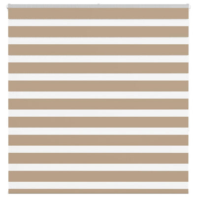 zebragardin sandbrun 150x150 cm stofbredde 145,9 cm polyester