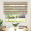 zebragardin sandbrun 150x150 cm stofbredde 145,9 cm polyester