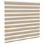 zebragardin sandbrun 165x150 cm stofbredde 160,9 cm polyester