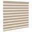 zebragardin sandbrun 165x150 cm stofbredde 160,9 cm polyester