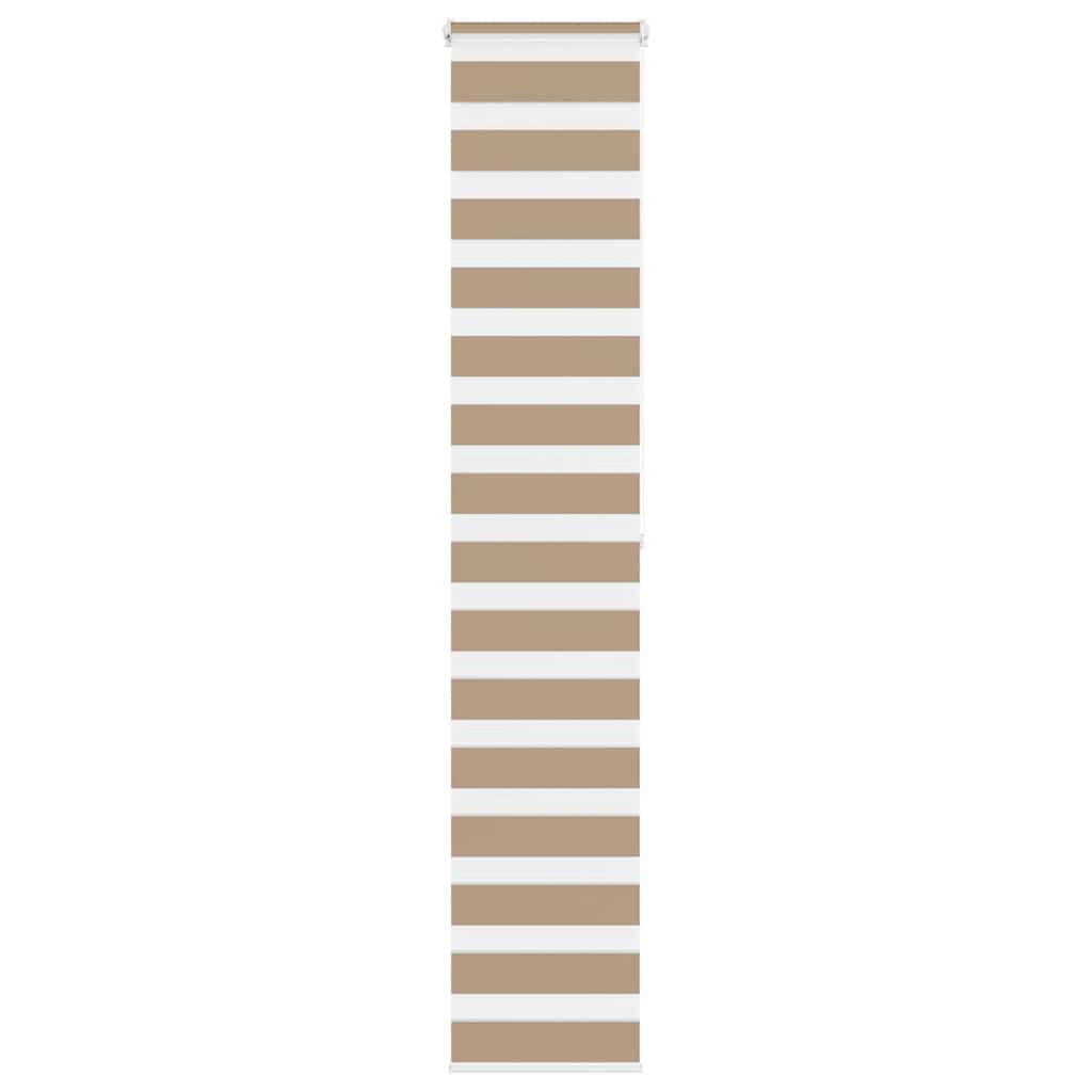 zebragardin sandbrun 50x200 cm stofbredde 45,9 cm polyester