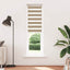 zebragardin sandbrun 65x200 cm stofbredde 60,9 cm polyester