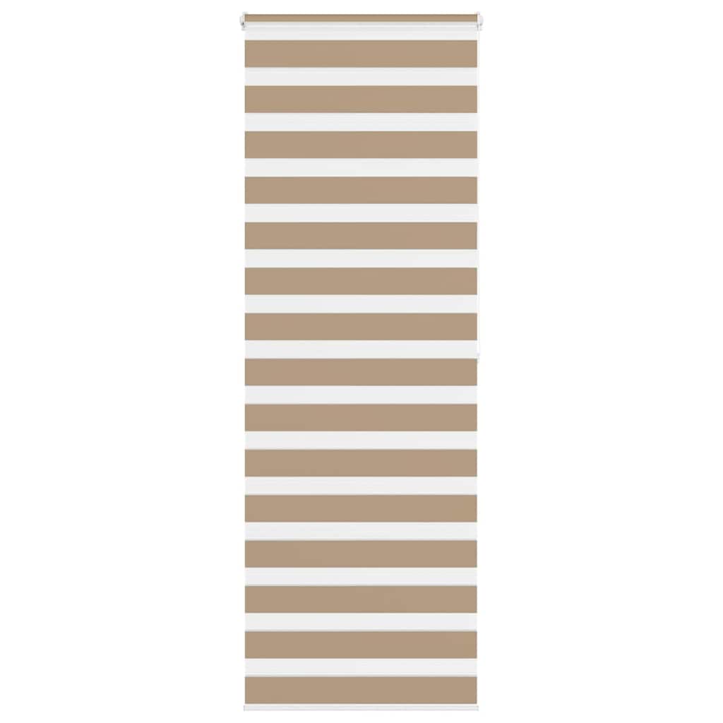 zebragardin sandbrun 70x200 cm stofbredde 65,9 cm polyester