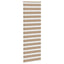 zebragardin sandbrun 80x200 cm stofbredde 75,9 cm polyester