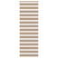 zebragardin sandbrun 90x200 cm stofbredde 85,9 cm polyester