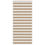 zebragardin sandbrun 95x200 cm stofbredde 90,9 cm polyester