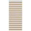 zebragardin sandbrun 115x200 cm stofbredde 110,9 cm polyester