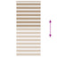 zebragardin sandbrun 115x200 cm stofbredde 110,9 cm polyester