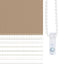 zebragardin sandbrun 125x200 cm stofbredde 120,9 cm polyester