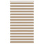 zebragardin sandbrun 130x200 cm stofbredde 125,9 cm polyester