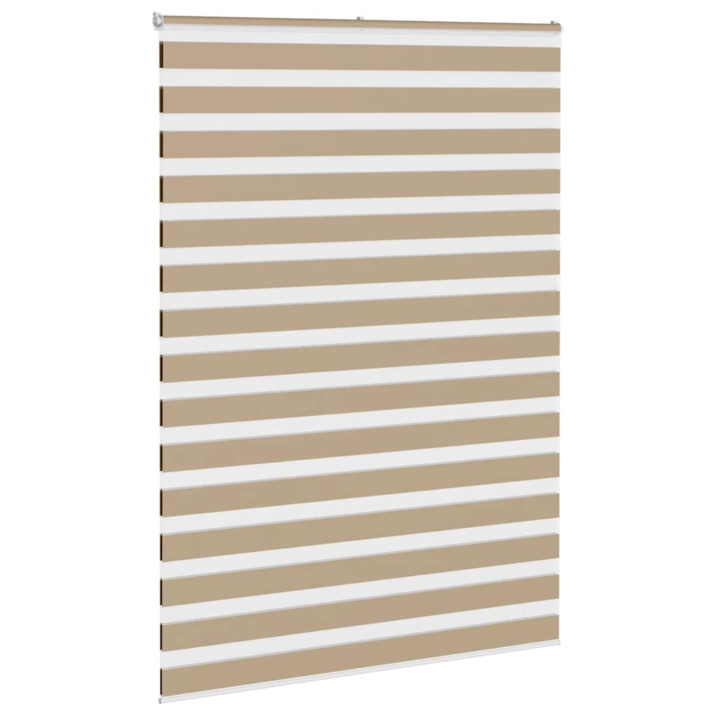 zebragardin sandbrun 155x200 cm stofbredde 150,9 cm polyester