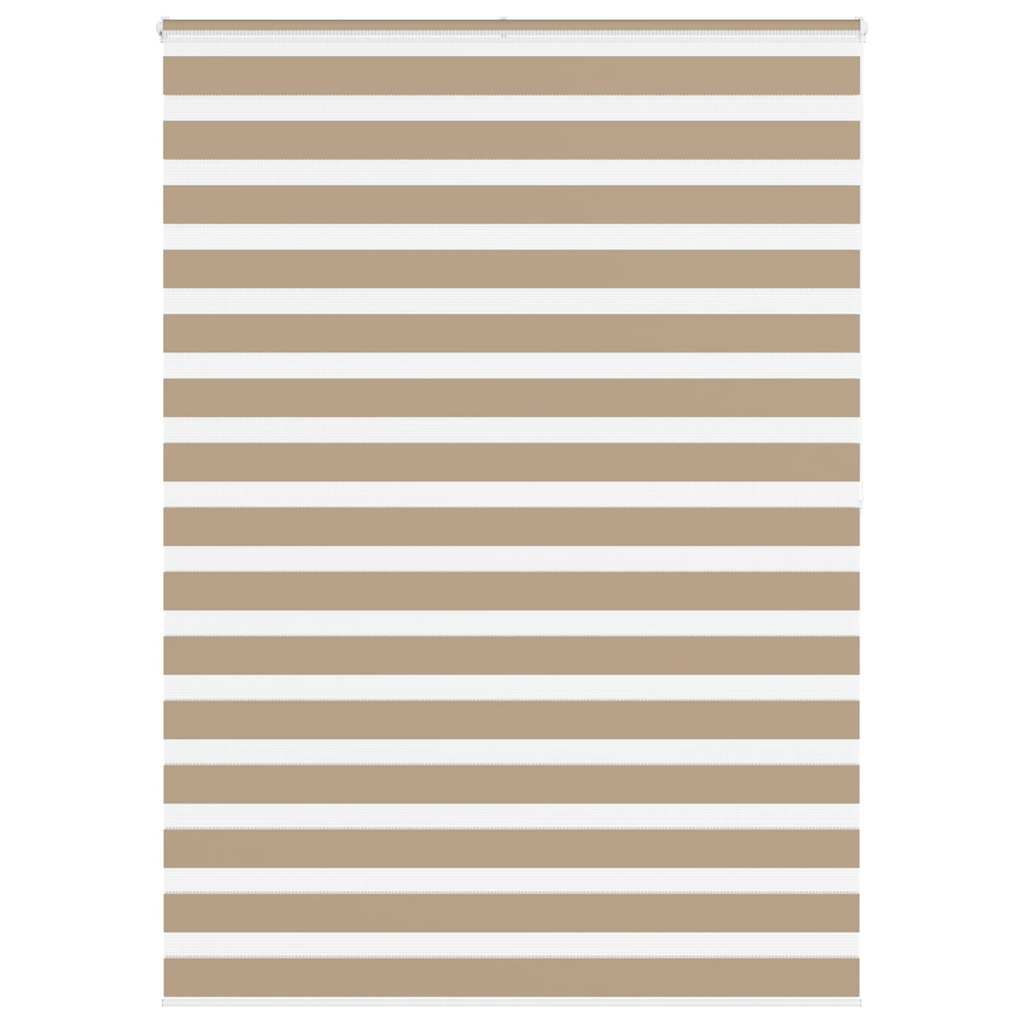 zebragardin sandbrun 160x200 cm stofbredde 155,9 cm polyester