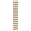 zebragardin sandbrun 40x230 cm stofbredde 35,9 cm polyester