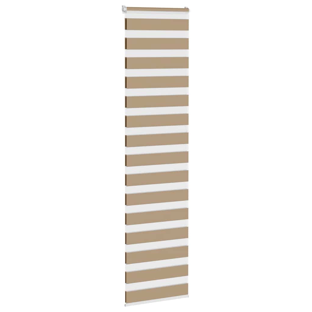 zebragardin sandbrun 60x230 cm stofbredde 55,9 cm polyester