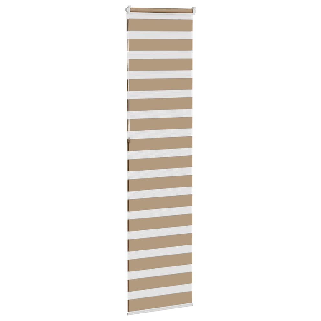 zebragardin sandbrun 60x230 cm stofbredde 55,9 cm polyester