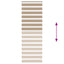 zebragardin sandbrun 75x230 cm stofbredde 70,9 cm polyester