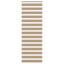 zebragardin sandbrun 80x230 cm stofbredde 75,9 cm polyester