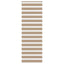 zebragardin sandbrun 85x230 cm stofbredde 80,9 cm polyester