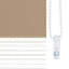 zebragardin sandbrun 85x230 cm stofbredde 80,9 cm polyester