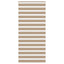 zebragardin sandbrun 95x230 cm stofbredde 90,9 cm polyester