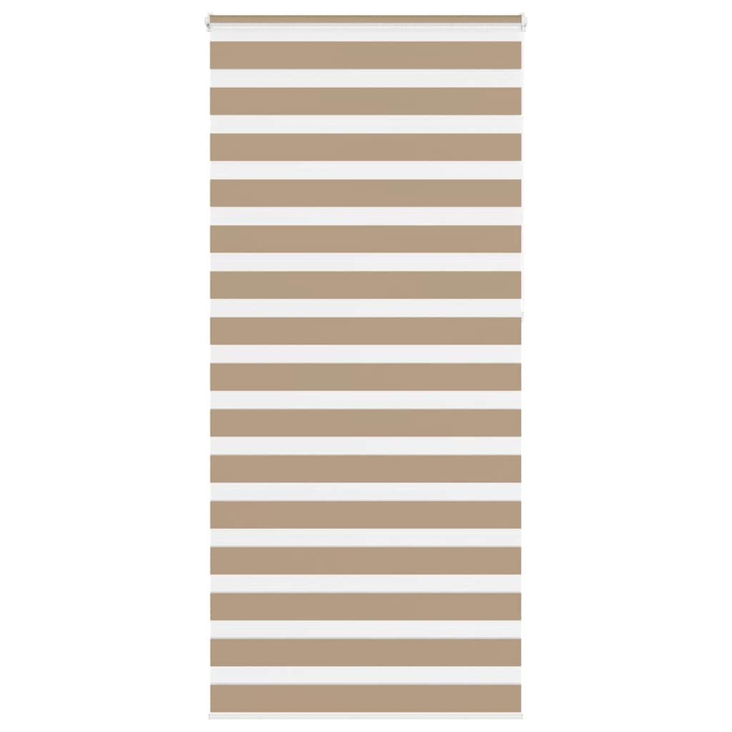 zebragardin sandbrun 95x230 cm stofbredde 90,9 cm polyester