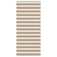 zebragardin sandbrun 100x230cm stofbredde 95,9 cm polyester
