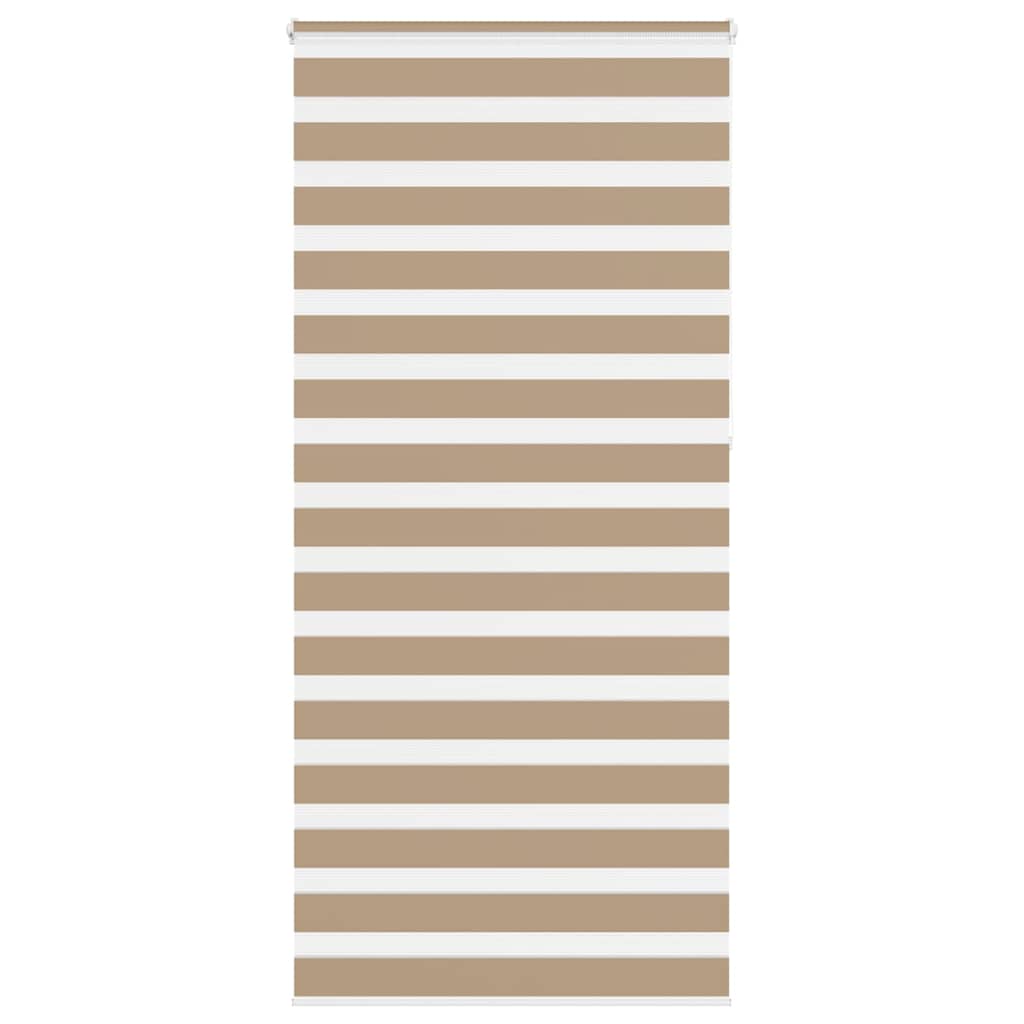 zebragardin sandbrun 100x230cm stofbredde 95,9 cm polyester