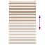 zebragardin sandbrun 150x230 cm stofbredde 145,9 cm polyester