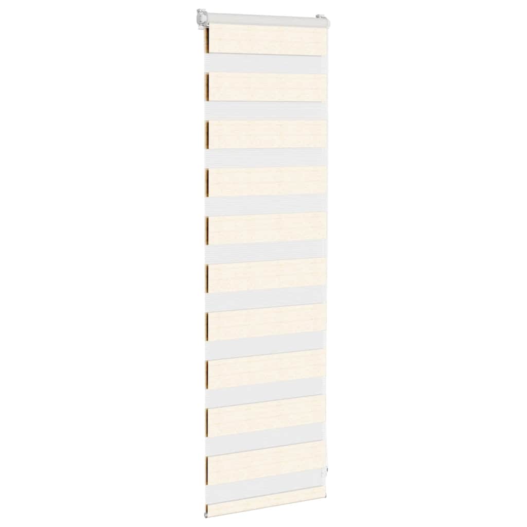 zebragardin marmorbeige 40x100 cm stofbredde 35,9 cm polyester