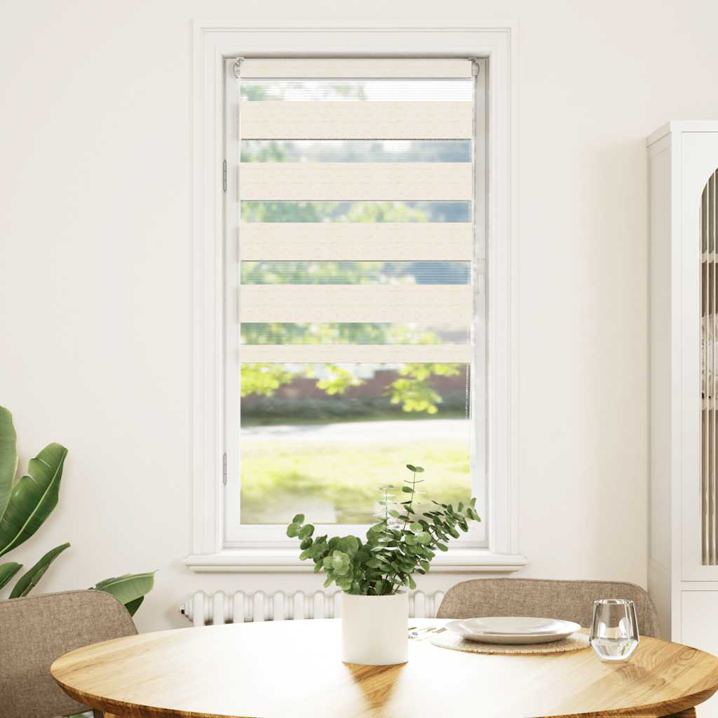 zebragardin marmorbeige 55x100 cm stofbredde 50,9 cm polyester