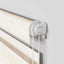zebragardin marmorbeige 80x100 cm stofbredde 75,9 cm polyester