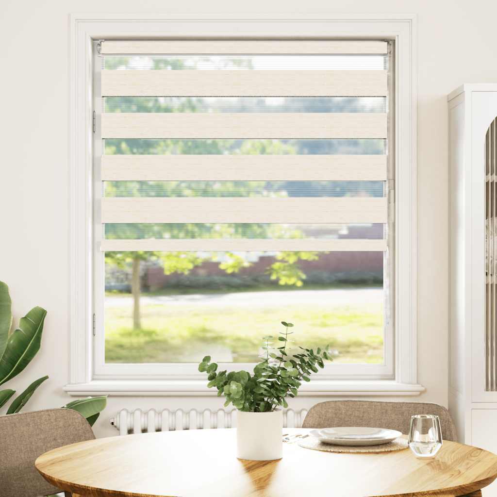 zebragardin marmorbeige 115x100 cm stofbredde 110,9cm polyester