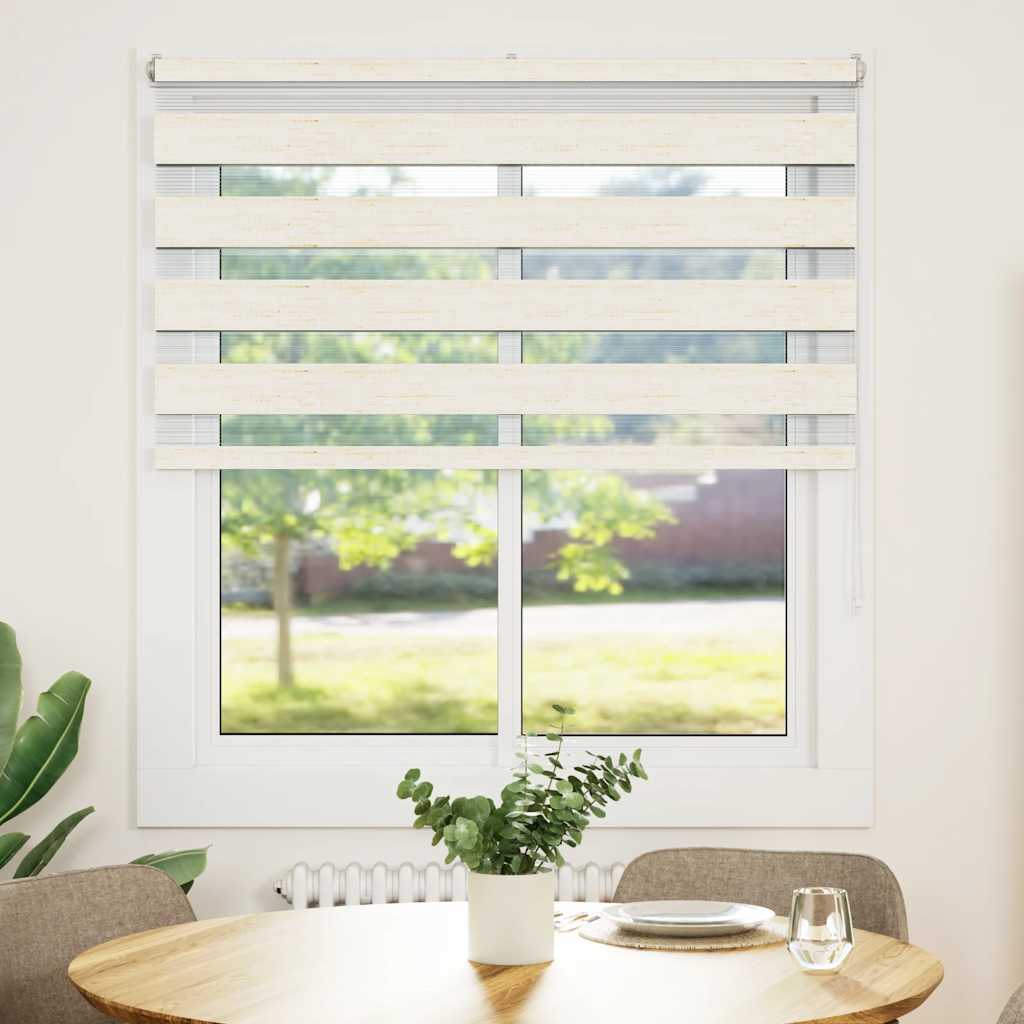 zebragardin marmorbeige 135x100 cm stofbredde 130,9cm polyester