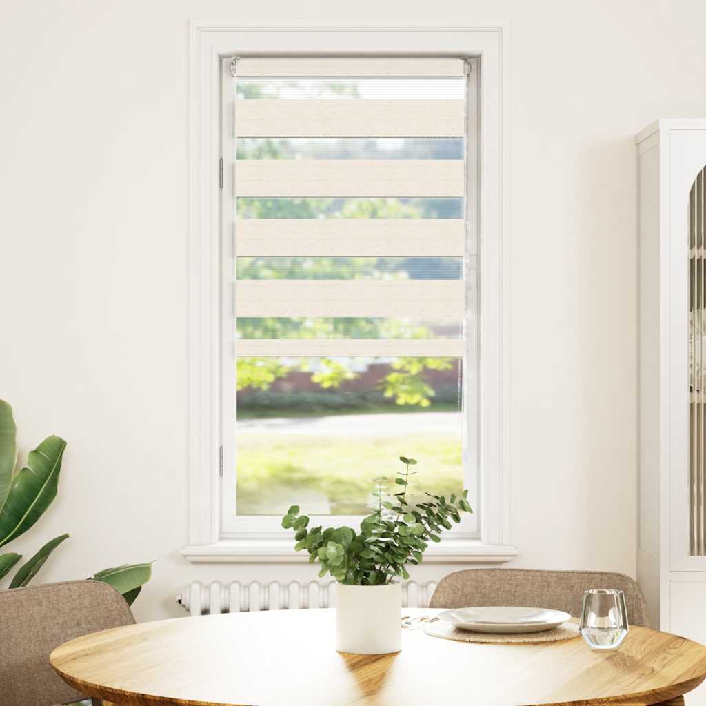 zebragardin marmorbeige 60x150 cm stofbredde 55,9 cm polyester