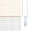 zebragardin marmorbeige 45x200 cm stofbredde 40,9 cm polyester