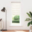 zebragardin marmorbeige 90x200 cm stofbredde 85,9 cm polyester