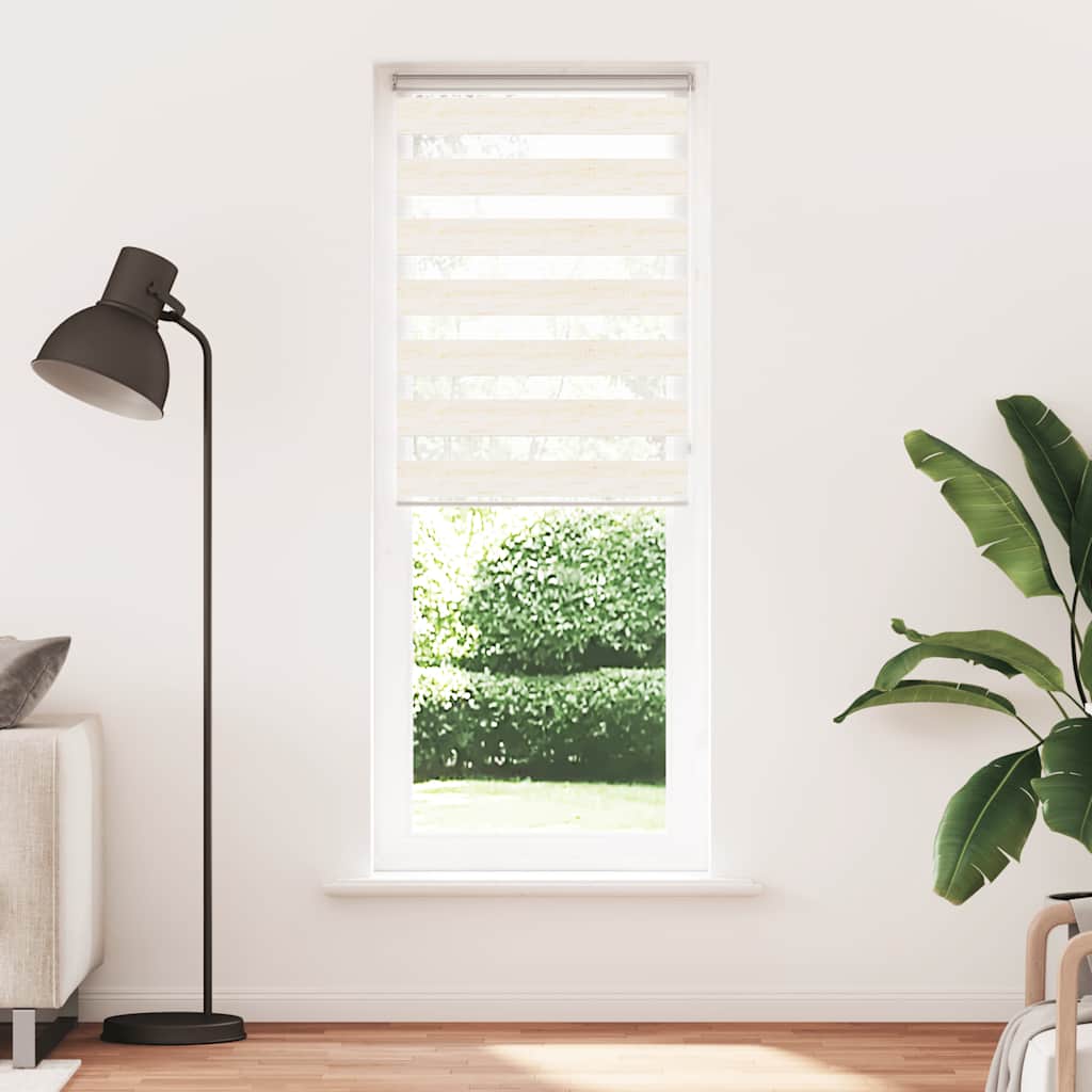 zebragardin marmorbeige 80x230 cm stofbredde 75,9 cm polyester
