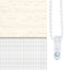 zebragardin marmorbeige 80x230 cm stofbredde 75,9 cm polyester