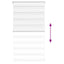 zebragardin hvid 70x100 cm stofbredde 65,9 cm polyester