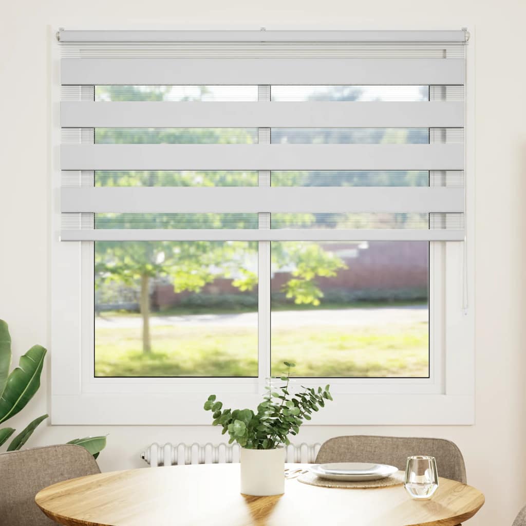 zebragardin hvid 140x150 cm stofbredde 135,9 cm polyester