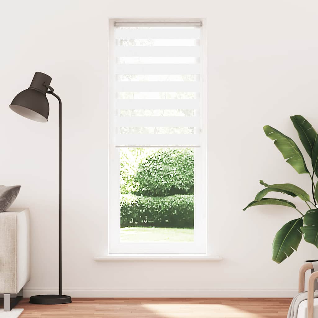 zebragardin hvid 90x200 cm stofbredde 85,9 cm polyester