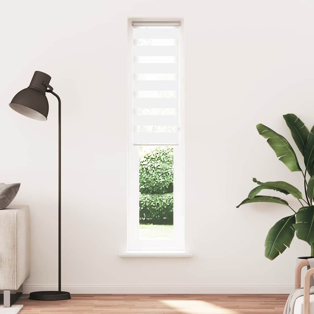 zebragardin hvid 45x230 cm stofbredde 40,9 cm polyester