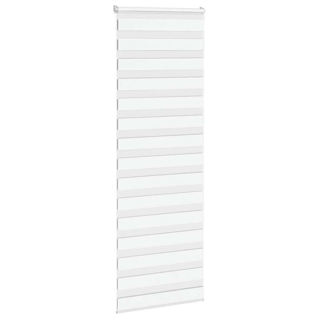 zebragardin hvid 85x230 cm stofbredde 80,9 cm polyester
