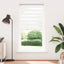 zebragardin hvid 95x230 cm stofbredde 90,9 cm polyester