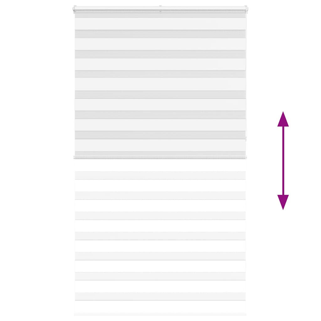zebragardin hvid 120x230 cm stofbredde 115,9 cm polyester